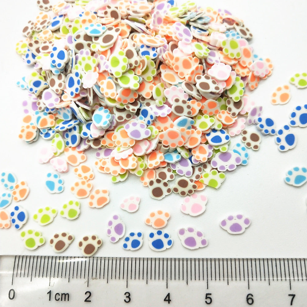 Wholesale for Air Traffic Control Pen Soles/footprints/cute Bear Paw Soft Ceramic Slices